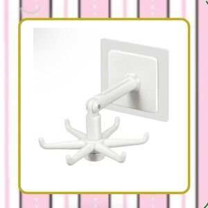 Rotating Folding Hooks: 2pcs BUNDLE 360° - 6 Hooks Organization
